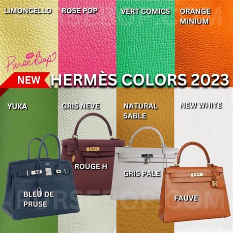 hermes special order colors 2024|hermes leather colors 2024.